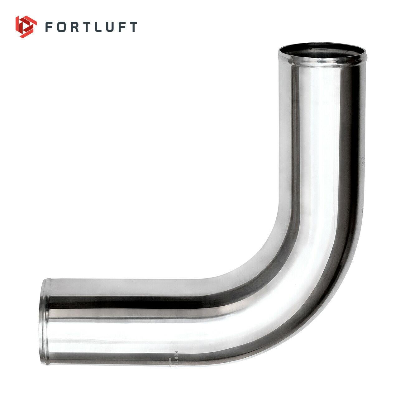 FORTLUFT Universal Turbo Aluminum Intercooler Piping & Joiner Coupling Straight Pipe, 4.00''/102mm 