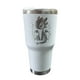 thumbnail image 2 of Termo de acero inoxidable color Blanco, Chimuelo, capacidad de 887 mililitros, 2 of 4