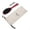 Burgundy red, variant on Pastel Boar and Nylon Pin Hair Brush