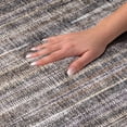 thumbnail image 3 of Addison Rugs Dream Shag Premium Machine Washable Transitional Textured Stripes Brown Rectangle Rug, 8' x 10', 3 of 8