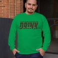 thumbnail image 4 of This Team Makes Me Drink Long Sleeve T-shirt Cleveland Football Fan Tailgating, 4 of 7