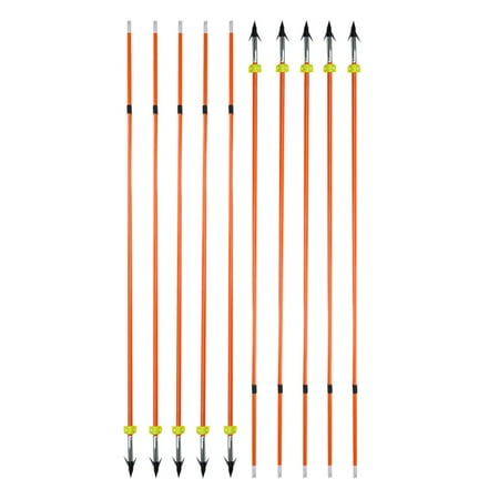 CHN Archery - 30 Orange Solid Fiberglass Bow Fishing Arrows (12 Pack)[Ship from USA]