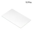 thumbnail image 3 of Uxcell 0.8mm Metal Business Cards Blank Name Card Laser Engraving Anodized Aluminum, Silver Tone 10 Pack, 3 of 6