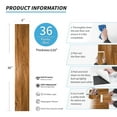 thumbnail image 2 of Self-adhesive 6" x 36" x 0.05" Luxury Vinyl Plank(36 pack), 2 of 5
