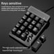 thumbnail image 3 of Cateissary Teclado numérico con cable, 19 teclas, Mini teclados mecánicos, teclado Digital de 2,4G, teclado numérico portátil recargable para ordenador Juegos de teclado y mouse para computadora, 3 of 6