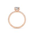 thumbnail image 3 of AFFY Solitaire Engagement Rings For Women, 2.40 Carat (ctw) Lab Created Moissanite Eternity Promise Ring For Her In 14k Rose Gold Over Sterling Silver | VVS1 Quality Ring Size-6.5, 3 of 5