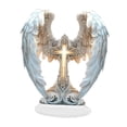 thumbnail image 3 of Elodie 2D Christmas Scene Decor Acrylic Tabletop Sign Creative Artwork Desktop Ornament cross, 3 of 6