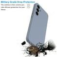 thumbnail image 2 of For Samsung Galaxy A17 5G Case Silicone Cover, Shockproof Rugged Phone Case for Galaxy A17 5G Tekcoo Soft Gel Rubber Slim Protective Cute Cover with Anti-Scratch Microfiber Lining - Gray, 2 of 9