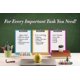 thumbnail image 5 of 2026 Coloured Plastic Clipboards | (a4 Size) Multi Pack Clipboard | Holds 100 Sheets! | Acrylic Clipboards With Low Profile Clip &, 5 of 5