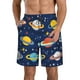 thumbnail image 1 of Fotbe Planets and Stars Trajes de Baño Estampados para Hombre, Shorts de Verano de Secado Rápido, Ropa de Playa, Bañadores-3X-Large, 1 of 6