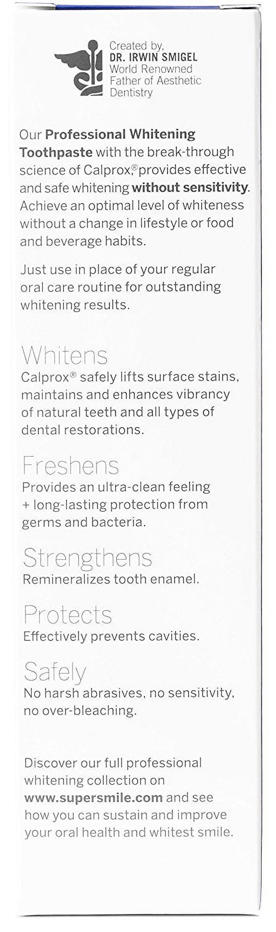 Supersmile:Professional Whitening Cinnamon Burst Toothpaste 4.2oz - image 3 of 11