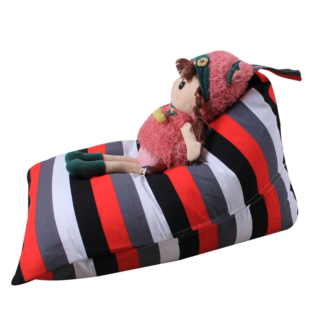 Siaonvr Kids Stuffed Animal Plush Toy Storage Bean Bag Soft Pouch