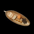 thumbnail image 3 of Nordic Decorative Tray Gold Leaves Shape Serving Tray Jewelry Pallet Fruit Snack Dish Table Storage Organizer (Small), 3 of 5