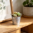 thumbnail image 7 of Clearance! Soovim Flower Pots Outdoor Large Pot Galvanized Large Metal Planter for Outdoor Container for Farmhouse, 7 of 7