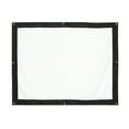 thumbnail image 1 of ZOUSSIQI 100 Inch 4:3 Indoor Outdoor Film Theater Movie Projection Screen Projector Matte White EL225#13336, 1 of 2