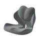 thumbnail image 5 of Cojín asiento y respaldo espuma viscoelástica, multiusos, cómodo, portátil, ergonómico, con soporte para la espalda, ideal para sillas Gris oscuro, 5 of 8