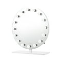 thumbnail image 3 of Impressions Vanity Monarch Plus Hollywood Desk Mirror with Lights, Tabletop Makeup Mirror (White), 3 of 8