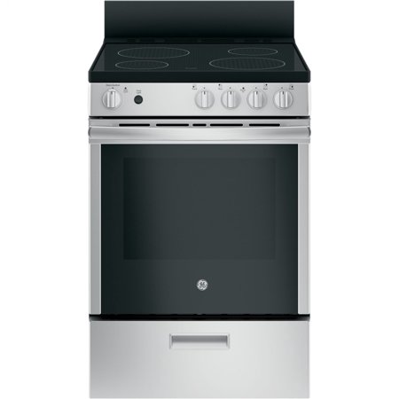GE Appliances JAS640RMSS 24 Inch Electric Freestanding Range Stainless Steel