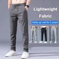 thumbnail image 5 of Solid Color Men's Fast Dry Stretch Pants With Moisture Wicking And Expandable Waistband, 5 of 5