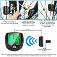thumbnail image 3 of Bike Computer for All Bicycles, Wireless MPH KM/H Bike Speedometer Ensures Accurate Speed Tracking & Multi-Functions, Day & Night Backlight, Ip6 Waterproof Cycling Speed Tracker, 3 of 5