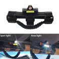 thumbnail image 3 of Manijas de agarre de barra antivuelco con luz de techo Montaje de barra de luces interiores apto para Wrangler , negro Sunnimix Asas de agarre, 3 of 8