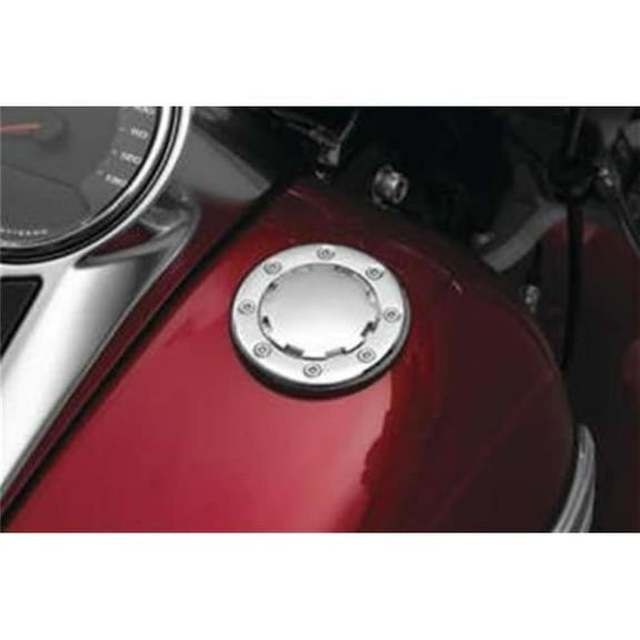 Kuryakyn Chrome Vented Right Hand Thread Flush-Mount Gas Cap (7434)