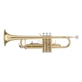 thumbnail image 2 of Trompeta Yellow Brass en Si bemol ANTIGUA VOSI TR2560LQ-AH dorado 18x33x58, 2 of 5