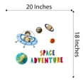 thumbnail image 4 of Cute Little kid Outer Space Adventure Wall DecalsWall Decal Decoration Space Adventure Adventurous Space Cartoon Space ship Decorating Ideas for Child's Bedroom Size: 20 In(W) x 18 In(H), 4 of 5