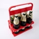 thumbnail image 3 of Soporte para de Cerveza Plegable de 6 Orificios, Estante para Almacenamiento de Vino de Uso Portátil con Asa, Contenedor para Bebidas en Barra Verde, 3 of 5