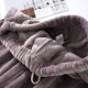 thumbnail image 4 of Pantalones de dormir de terciopelo coral grueso para mujer - Pantalones acolchados de talla grande para el invierno, cintura elástica - Poliéster, 4 of 8