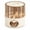 white-M, variant on Rotating Dry Food Dispenser, 6-Compartment Countertop Grain Storage Bin with Measuring Cup