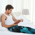 thumbnail image 5 of Honiee Vintage Blue Pattern Whale for men - a sleek fusion of Straight Pajama Pants, versatile Lounge Pants, and cozy Sleepwear, all rolled into one-Medium, 5 of 6