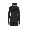 thumbnail image 2 of Calvin Klein Performance Womens Raglan Sleeve Zip Hoodie Black XL, 2 of 3