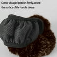 thumbnail image 5 of Plush Fleece Steering Wheel Cover Winter Warm Non-Slip Grip for Cars Trucks SUVs 14-15 Inch D-Shape, 5 of 6
