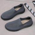 thumbnail image 5 of Men's Casual Loafers Lightweight Slip-on Outdoor Comfort Walking Sport Fashion Mesh Non-Slip Breathable Shoes Gray 10 US, 5 of 7