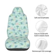 thumbnail image 4 of Wukai Sea Turtle Full Set Car Seat Covers with Soft Padding Universal Auto Front Seats Protector and Cushion Mat, 4 of 5