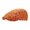 Orange, variant on Men Women Thin‑Weight Linen Forward Cap Vintage Hat Breathable Sun Protection Literary‑Style Daily Outdoor Driving Headwear