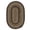 Brown, variant on Colonial Mills 12' x 15' Blue and Green Reversible Oval Area Throw Rug