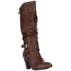 Womens Eliven Mid-Calf Boots - Cognac