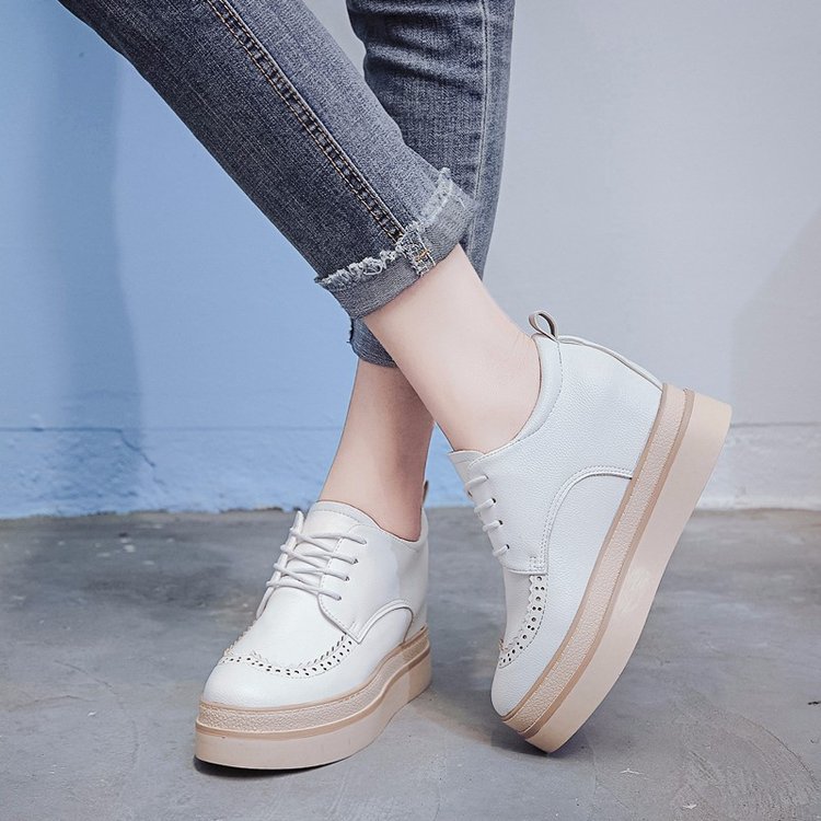 platform lace up oxford
