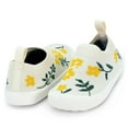 thumbnail image 4 of JAN & JUL Light-Weight Sneakers for Toddler Boy and Girl (Yellow Flowers, Size: 6 Toddler), 4 of 8