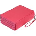 thumbnail image 5 of Veeki Organizador de lápices de colores con 200 ranuras - Estuche de cuero sintético de lujo con asa extraíble Caja de lápices grande para lápices de colores Waterco, 5 of 5