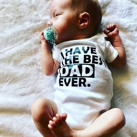 

Best Daddy Mommy Newborn Infant Baby Boys Girls Romper Bodysuit Clothes Outfits