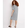 thumbnail image 3 of Hanes Essentials Women's T-Shirt Dress, Cotton Light Steel, 3 of 5
