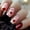 A2, variant on YTTAL Hot Pink French Tip Press On Nails - Buy 2 Get 1 Free, 24Pc Coffin Fake Nails with Gold Glitter & Tools
