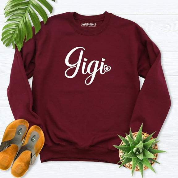 Gigi Sweatshirt, Mimi Sweater, Gigi Shirt, Gigi Valentine Gift, Grandma Sweatshirt, Gigi Gift, Gigi Birthday Gift, Crewneck Women Sweatshirt TSHIRT All Size S-5XL