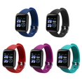 thumbnail image 4 of Pulsera inteligente 3xTouch Rastreador de ejercicios Monitor de ritmo cardíaco Reloj deportivo Azul Universal Accesorios Electrónicos, 4 of 9