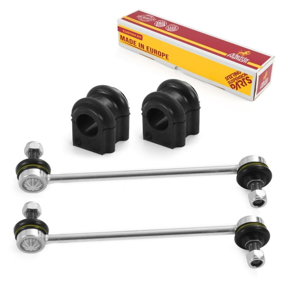 Metrix Premium Chassis Parts - 4 PC L/R Front Sway Bar Stabilizer End Link & Front Stabilizer Bar Bushing Kit Fits 07-10 Kia Magentis, 07-12 Rondo, 06-10 Optima, 07-10 Hyundai Elantra K750032 K200904