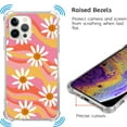 thumbnail image 4 of Wave Daisies Case Compatible with iPhone 14 Pro Max,Unique Art Design TPU Bumper Cover Case, 4 of 6