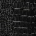 thumbnail image 7 of Oriental Furniture 6 ft. Tall Double Sided Black Crocodile Print Canvas Room Divider, 7 of 7